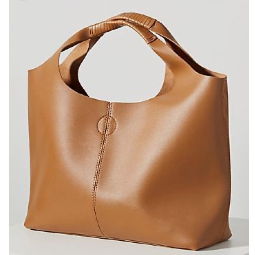 Anthropologie Tote Faux Leather